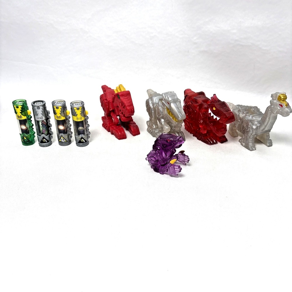 Power‎ Rangers Dino Super Charge Charger Lot of 4 T Rex Victory Maximum Ammonite